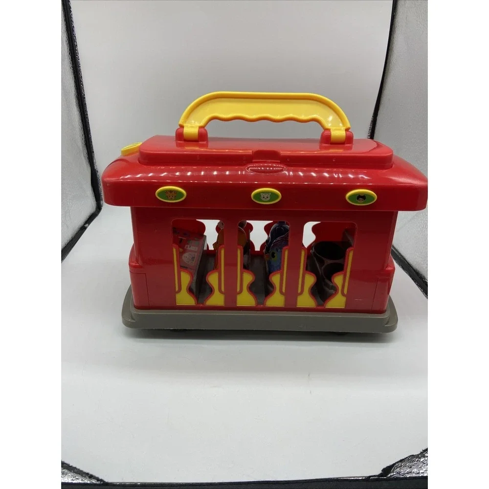 Daniel Tiger's Neighborhood Musical Trolley Mister Roger's Bus Toy (4) Figures